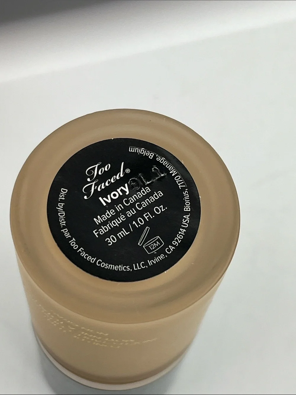Too Faced Born This Way Oil Free Foundation — Ivory — 1 Oz.